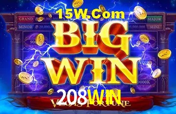 Identidade visual e vitrine de ofertas da plataforma 208WIN